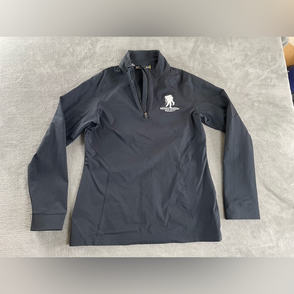 Under Armour ColdGear Women’s S Black Pullover Wounded Warrior Project 1/4 Zip